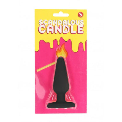 CANDELA SCANDALOUS CANDLES BUTT PLUG BLACK