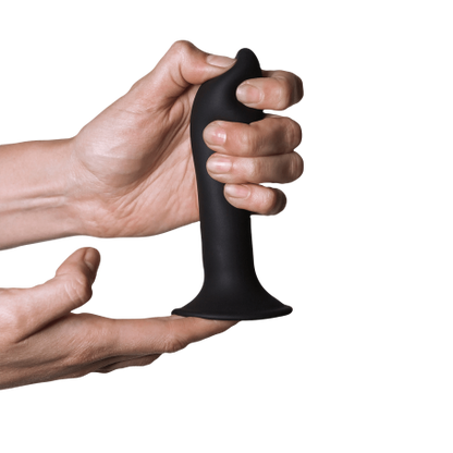 DILDO CON VENTOSA HITSENS 5 BLACK