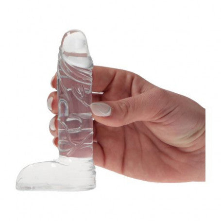 DILDO REALISTICO CON TESTICOLI CLEAR SENSATION SMALL