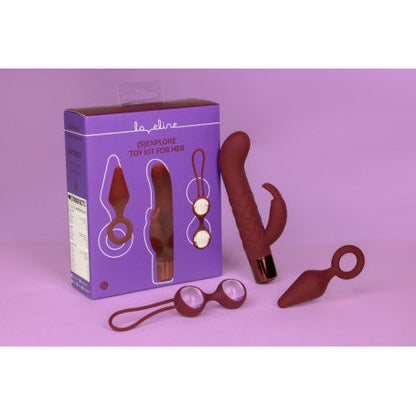 KIT SEX TOYS PER DONNA (S)EXPLORE TOY KIT FOR HER DARK CHERRY