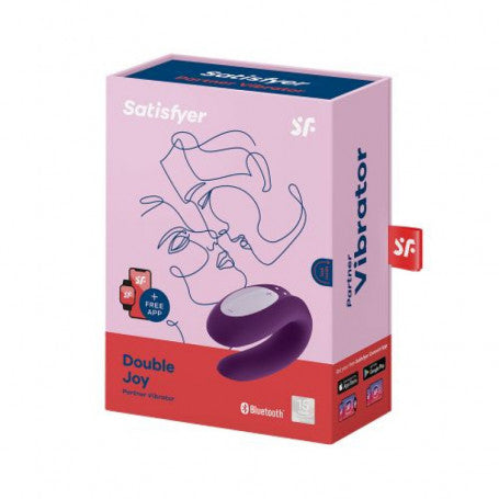 VIBRATORE PER LA COPPIA IN SILICONE SATISFYER DOUBLE JOY